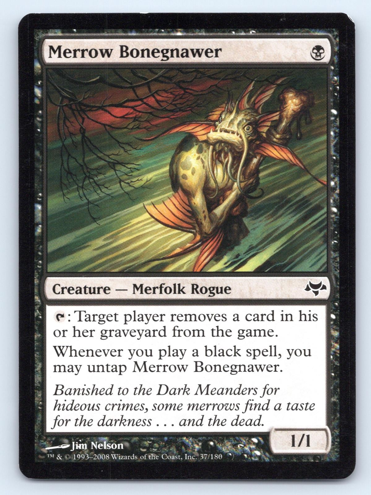 Merrow Bonegnawer 37 Common Eventide Magic: The Gathering Lightly Played