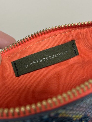 Anthropologie Clutch bestickt Schlangenmuster bunt Handtasche NEU - Bild 5 von 6