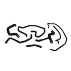 Mishimoto Silicone Radiator Hose Kit Fits Ford Focus SVT 2002-2004 Black
