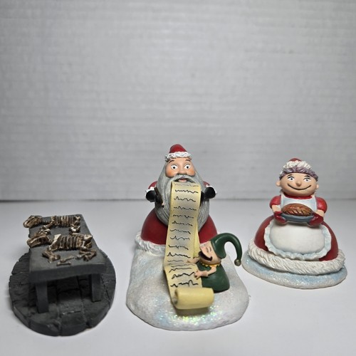Hawthorne Village 2006 Disney Nightmare Before Christmas 3 Figuren Weihnachtsmann