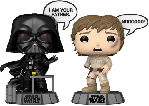 FUNKO POP! Star Wars: Sayings - Darth Vader and Luke Skywalker 2-Pack [New Toy]