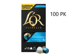 L'or - Decaffeinato 6 Compatible with Nespresso - 100 Capsules (/GM2-3177-LOR...