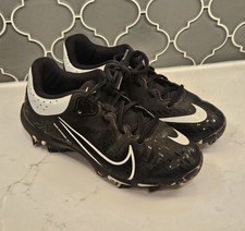 Size 4.5Y Nike Hyperdiamond 4 Girls Softball Cleats Fastflex Excellent 