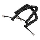 2Pcs Coiled Telephone Cable for Landline Phone Easy Installation Cord