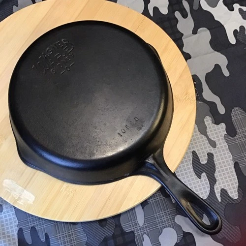 Wagner Ware Sidney -0- 1056D Cast Iron Frying Pan #6