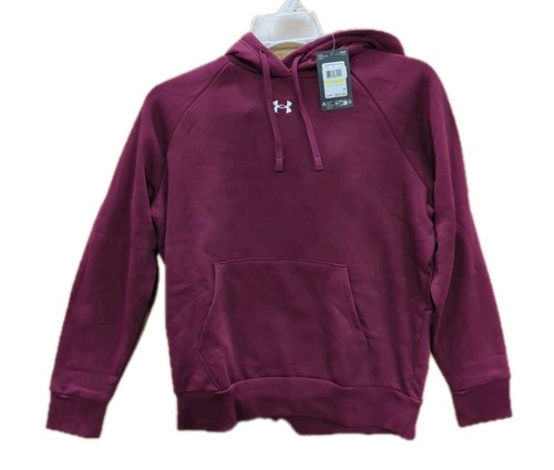 Under Armour Womens Rival Fleece Hoodie Cardinal Red Medium R3-B