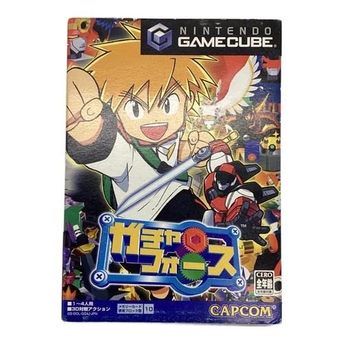 CAPCOM Gotcha Force GameCube with Manual Excellent Condition JAPAN