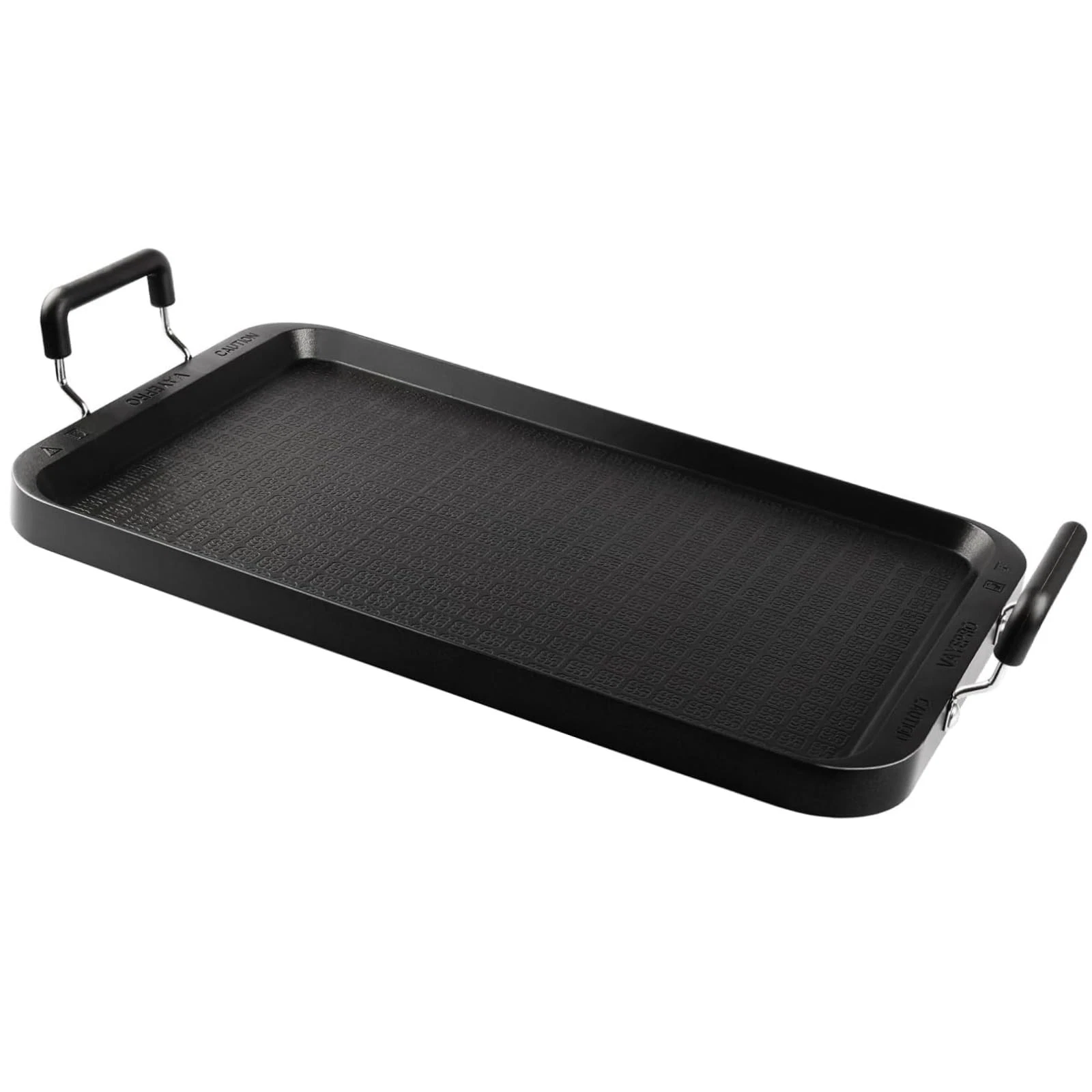 Flat Griddle 17 Inch 2 Burner Non Stick Aluminum Pancake Pan Vayepro Stove