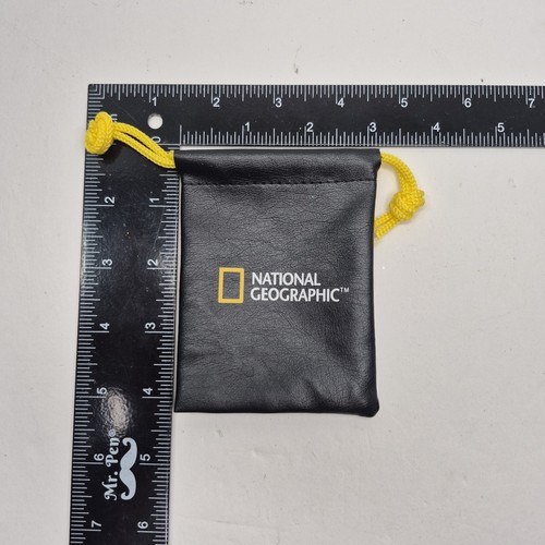 National Geographic Empty Rock Black Drawstring Bag Pouch Lot of 2 - Imagen 4 de 9