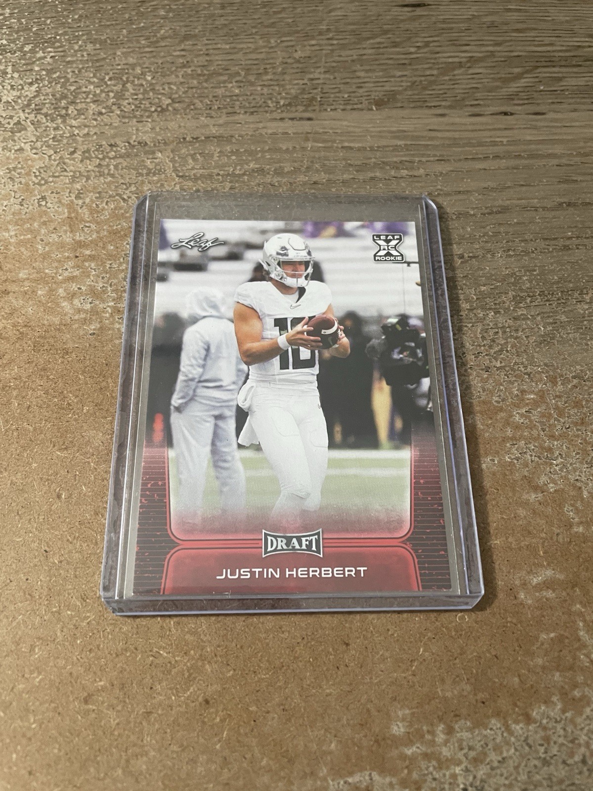 Justin Herbert Leaf Draft #3 Red