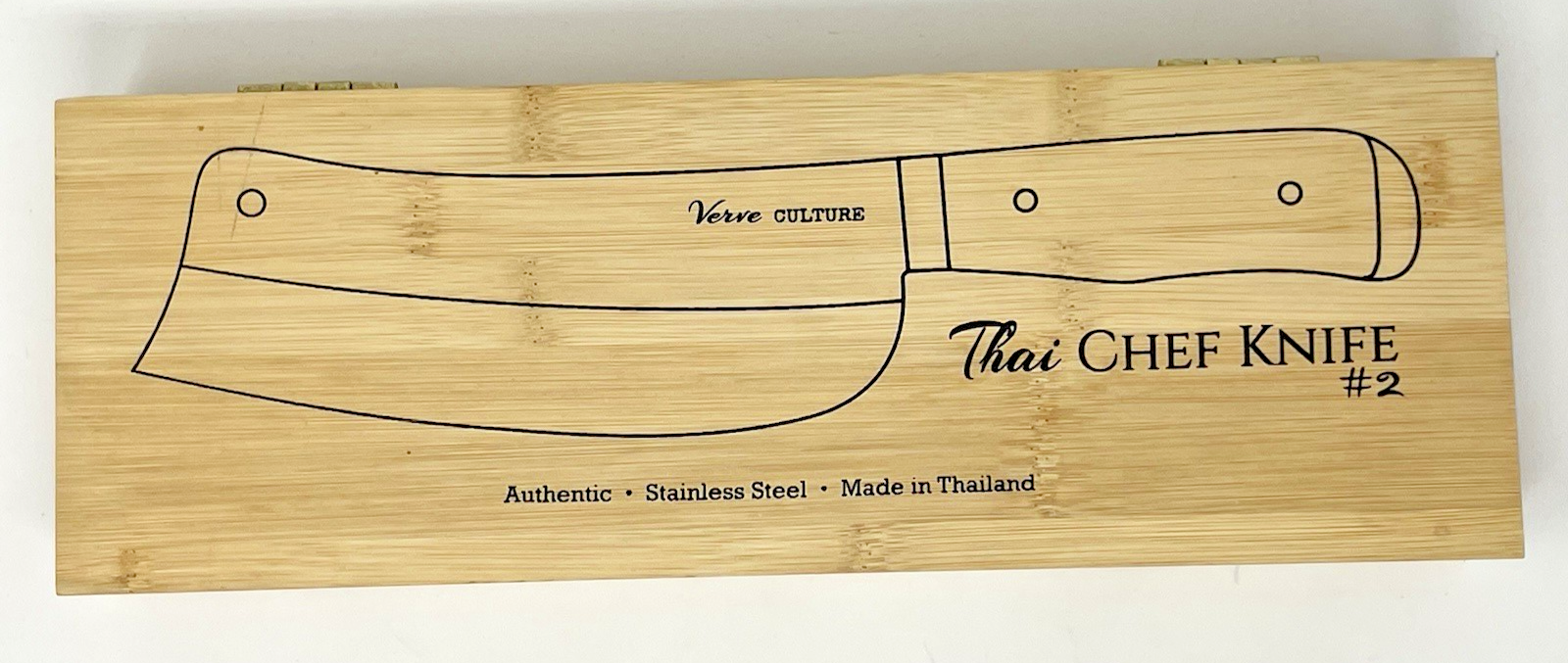 Verve Culture Thai Chef Knife Carbon Steel Bamboo
