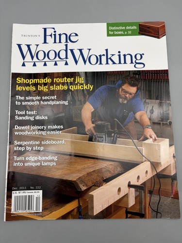 Fine Woodworking Magazine Lot 4 Issues 222-225 2011-2012 Taunton Tools & Shops - Picture 4 of 24