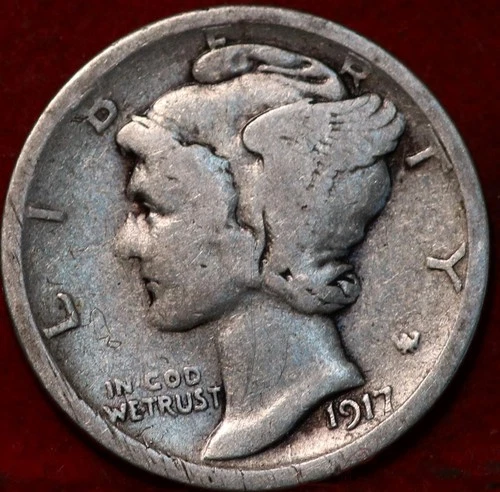 1917-S Mercury Dime — photo from the most recent tracked eBay sale