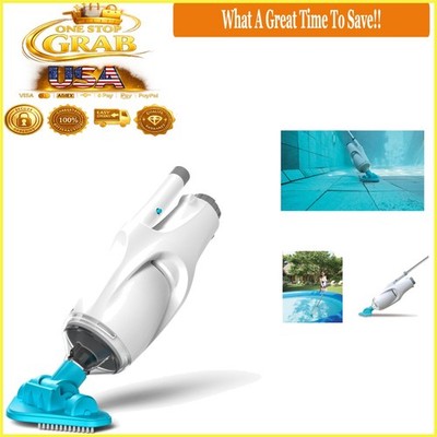 Telsa 5 Rechargeable Handheld Pool & Spa Vacuum Cleaner Cordless White