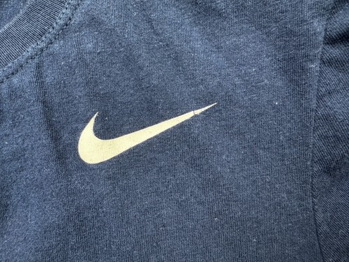 Nike T-Shirt M North Carolina Mädchen Fußball Camp UNC Team Tee Navy Baumwolle - Bild 4 von 12