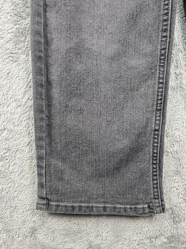 Levi's Silver Tab Overalls Youth Girls 10 Regular Gray Stretch Denim Inseam 22" - Picture 7 of 21