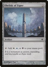 Obelisk of Esper [Shards of Alara] Heavily Played