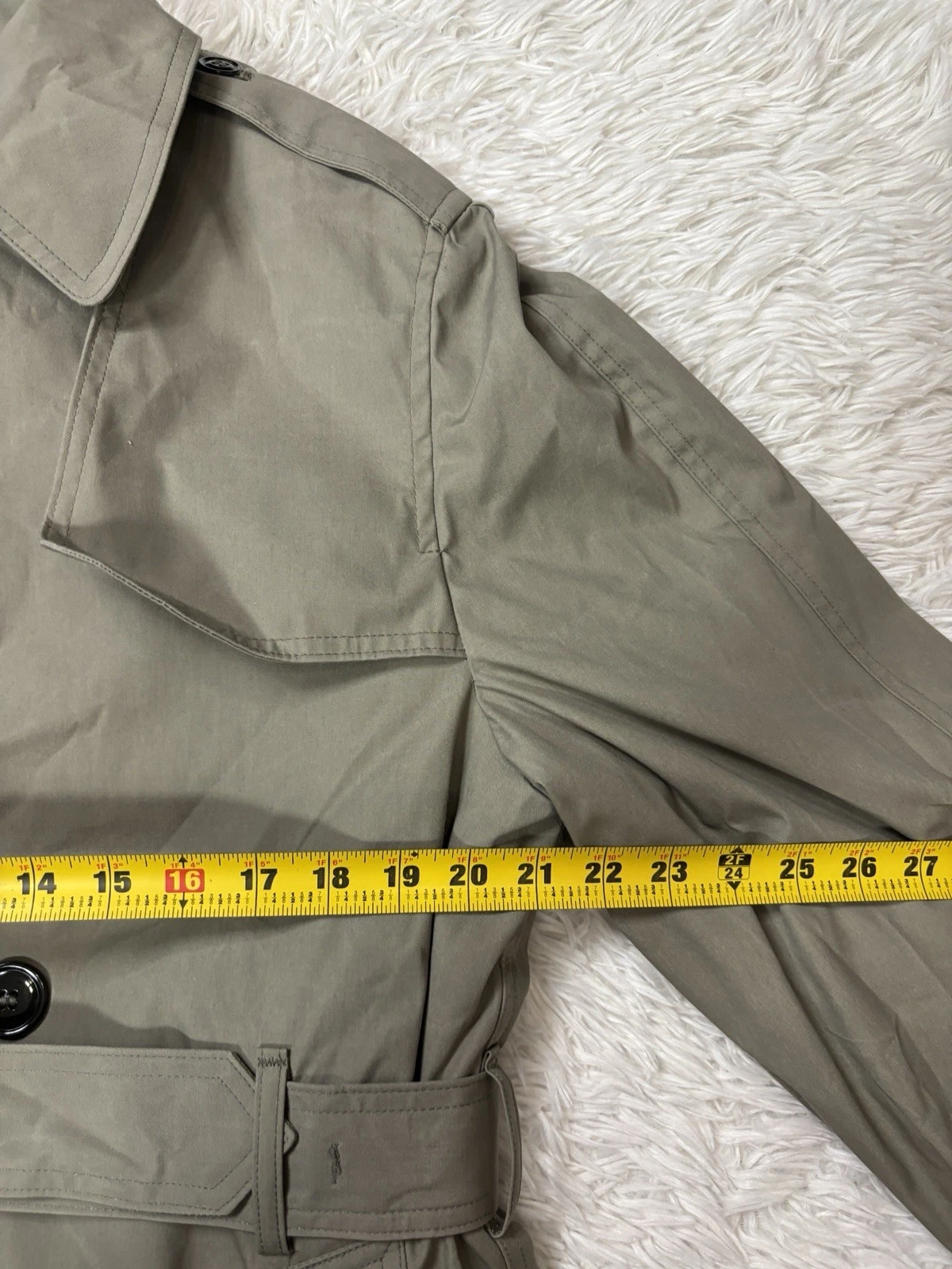 US Military All Weather Trench Coat American Apparel Valor Collection 42S Liner image 2