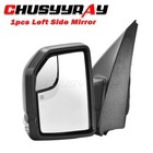 Driver Black Power Heated Mirror for 2007 Silverado 1500 WT New Body Style