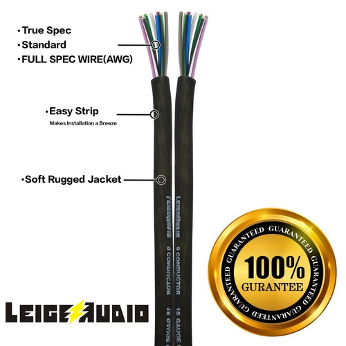 20 Fuß 9 Leiter Lautsprecherkabel/Kabel - 18 AWG 100 % reiner OFC, Ultra-Flex und... - Bild 2 von 6