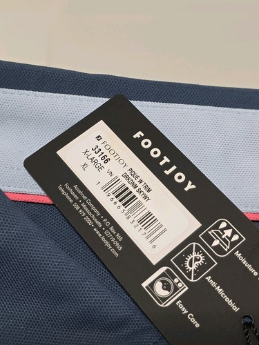 Footjoy Golf Polo Pique With Trim Men Size XL - Picture 14 of 14
