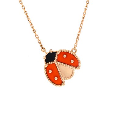 Van Cleef & Arpels Lucky Spring Open Wings Ladybug Pendant