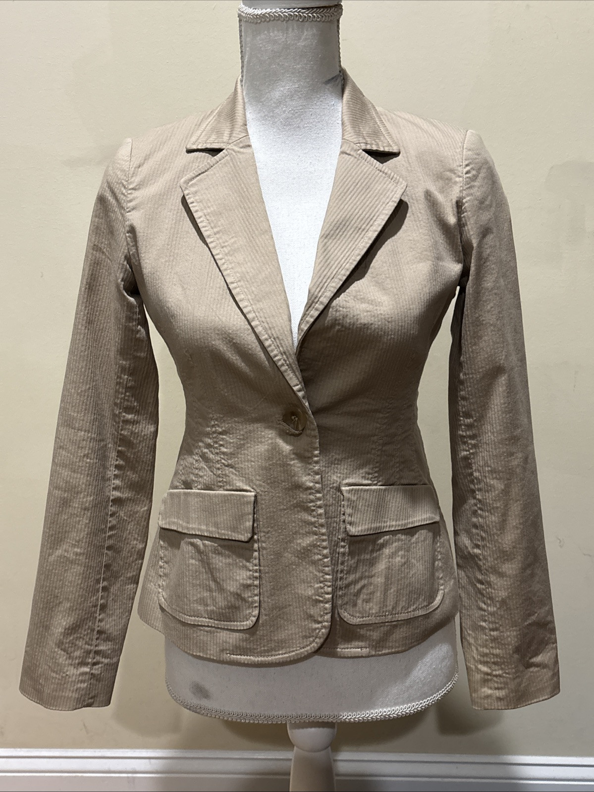 Apostrophe Classic Jacket Flap Pockets Epaulettes… - image 1