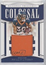 2019 Panini National Treasures Colossal Materials /99 Phillip Lindsay #CM-39 py5