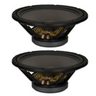 2 woofers Goldwood Sound GW-15PC-8 résistants 8ohm 15" 550 watts chacun haut-parleurs