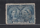 New ListingCanada 54 5¢ Jubilee Issue, small creases, Scott $45
