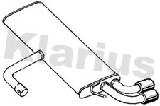 Exhaust Tail Pipe With Back Box for Seat Ateca 1.4 TSi 4Drive CZEA 2016-Present