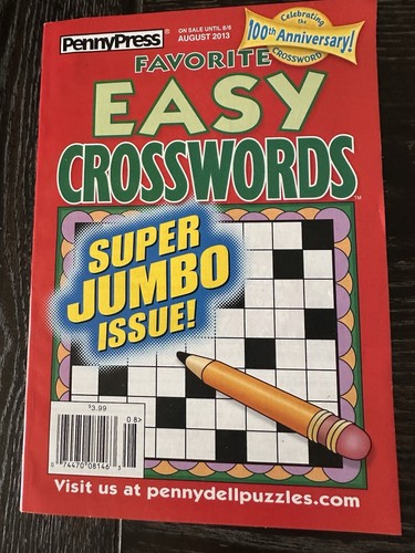 Lot of 8 Penny Press  Crossword Puzzle Books From 2013 - Imagen 2 de 10