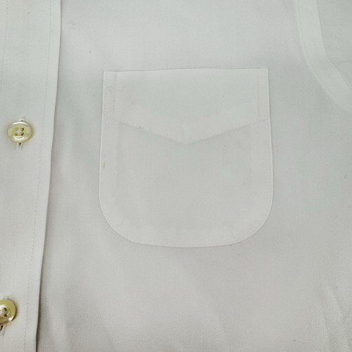 Camicia Brooks Brothers "Fleece" ragazzo taglia 6 manica lunga colletto bottoni bianca - Foto 4 di 8