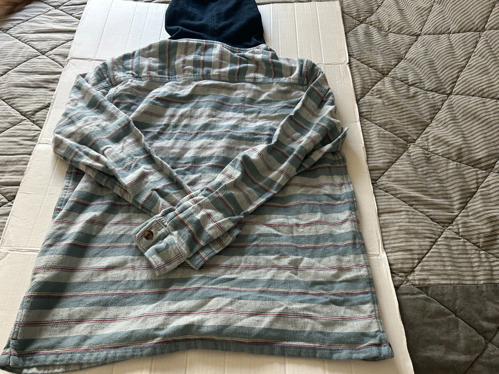 BILLABONG SIZE XL BUTTON DOWN MULTICOLOR STRIPED … - image 6