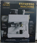 Thyme & Table Barista-Grade TT1579R Expresso Coffee Machine/Maker-Sand White