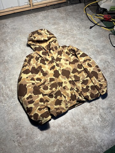 Vintage Cabela's Men's L Nylon Gore-Tex Frogskin Camo Hunting Rain Jacket USA - Picture 6 of 8