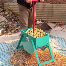 Hand Cranked Peanut Shelling Machine 98% Purity Rate Peanut Huller for Home Farm