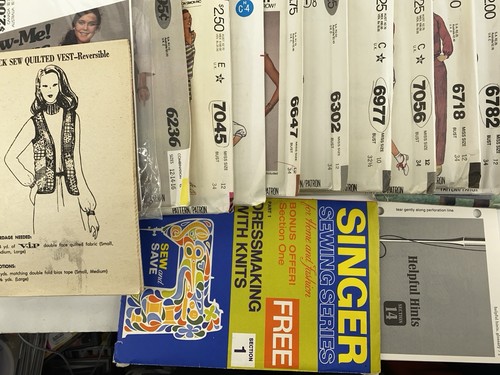 Lotto 34 modelli da cucire abbigliamento vintage adulti/bambini semplicità Butterick McCalls - Foto 6 di 7