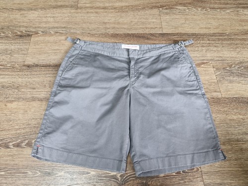 Orlebar Brown Dane 2 Baumwolle Chino Shorts grau blau W36" XL