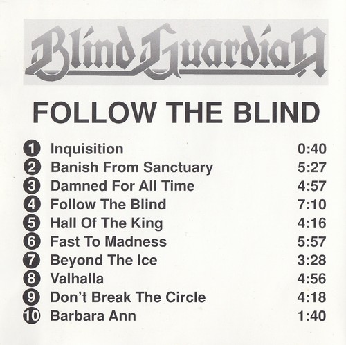 BLIND GUARDIAN Follow The Blind CD Album 1991 WIE NEU Heavy Metal Klassiker ! - Bild 5 von 7