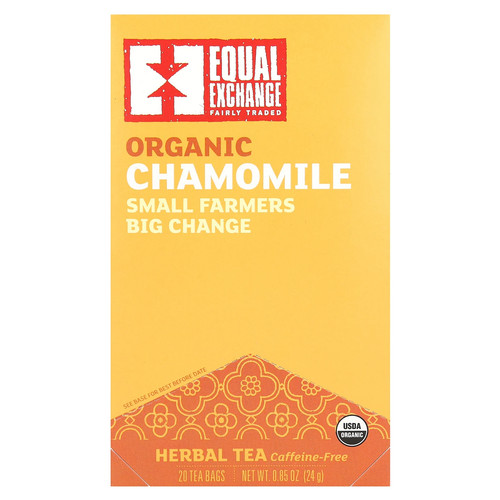 Organic Chamomile, Herbal Tea, Caffeine Free, 20 Tea Bags, 0.85 oz (24 g) - 第 1/3 張圖片