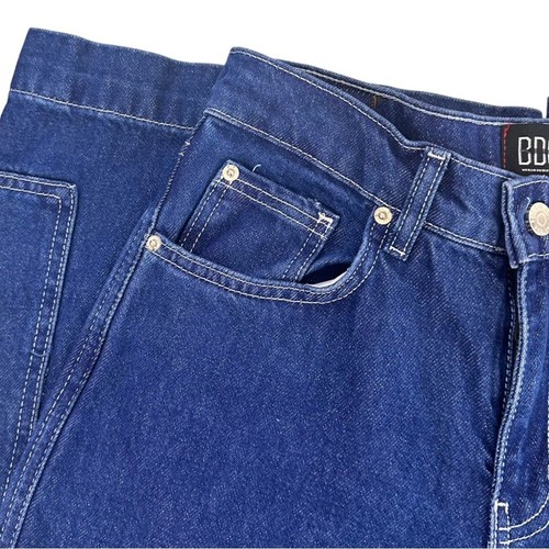 BDG Jeans Presley Wide Leg Utility Pockets Blue Denim Cotton Fisherman Size 25 - Picture 6 of 16