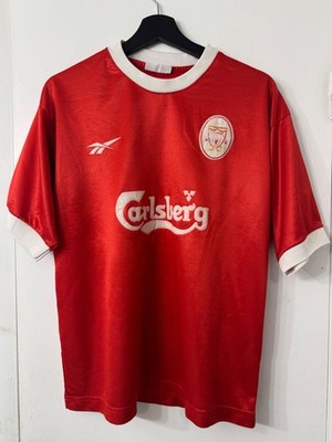 Liverpool FC 1998 1999 90s Vintage Reebok Home Rare Red Soccer