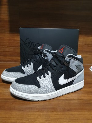 Jordan 1 Mid SE Elephant Print 44
