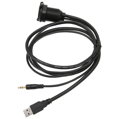 Stereo Data Cable Aluminum Alloy Waterproof USB3.0 3.5mm Data Charging Cord NEW - Picture 10 of 22