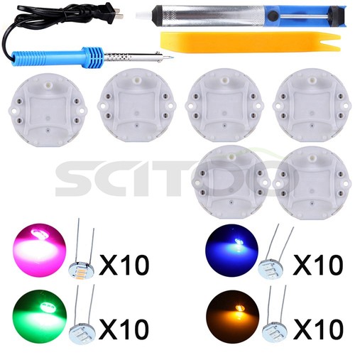 6x B8.4D-1-5050-SMD-White LED Bulbs Instrument Panel Light For BMW Dodge - Picture 10 of 11