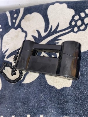 TeleQuest Black Graham Phone Landline Telephone Vintage  Art Deco Retro Untested