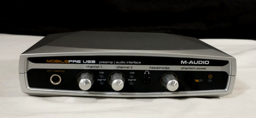 Mobile-pre USB preamp 2 Ch M-Audio V1.03 PID/Ver: 200F 01/2005 made in China