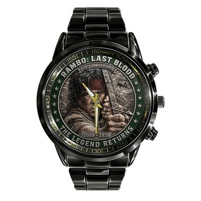 New Rambo last blood 20th Anniversary  3755 Stainless Steel Watch MM302