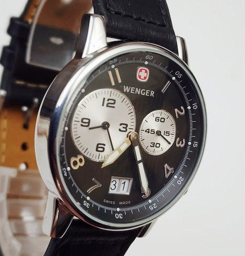 Orologio Uomo SVIZZERO VIAGGIATORE WENGER "Commando" 7471X/T. Dual Time - Foto 5 di 20